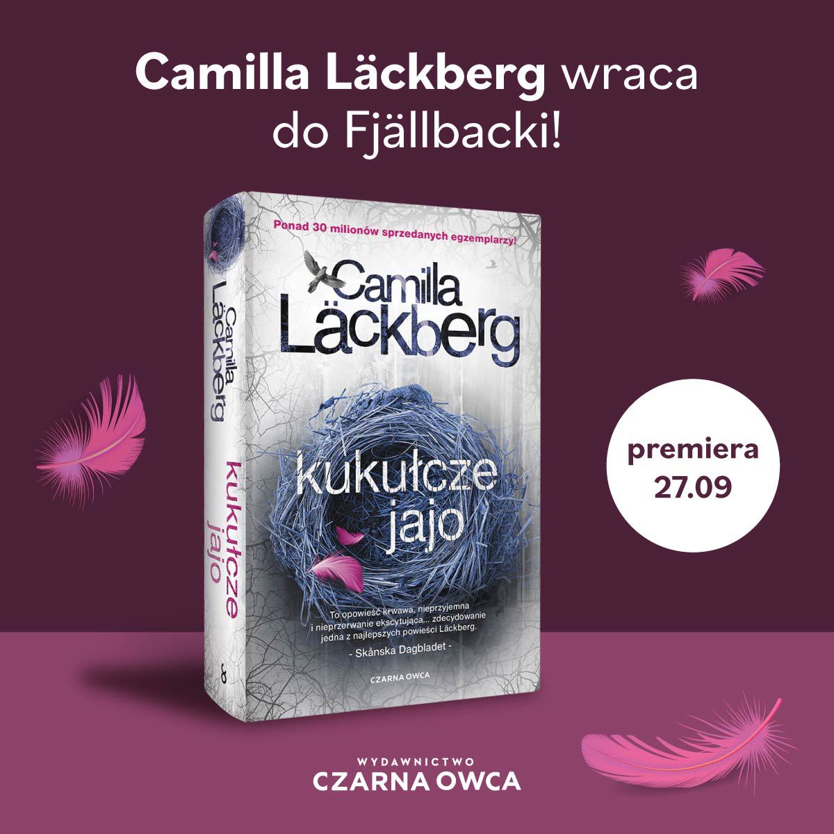 Camilla Lackber, "Kukułcze jajo", Wydawnictwo Czarna Owca