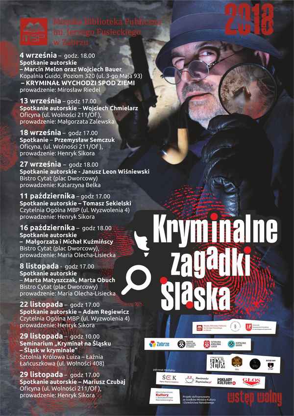 Plakat Kryminalne Zagadki Śląska