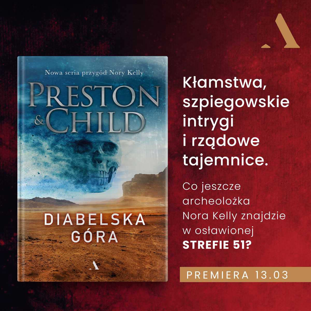 Okładka Diabelskiej góry Douglasa Prestona i Lincolna Childa