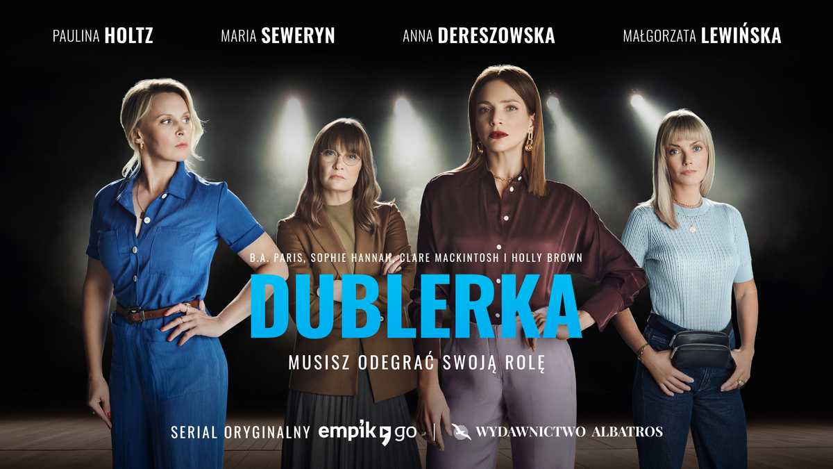 Plakat Dublerki serialu audio.