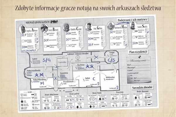 Niepożądani goście - detektywistyczna gra - idealny prezent pod choinkę