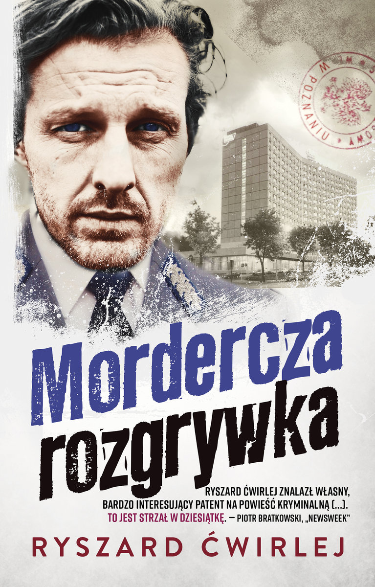 Okładka Morderczej rozgrywki Ryszarda Ćwirleja.