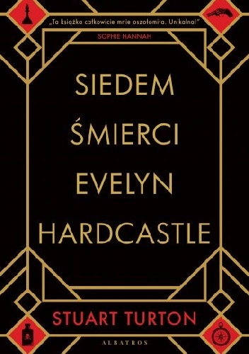 Okładka Siedmiu śmierci Evelyn Hardcastle Stuarta Turtona.