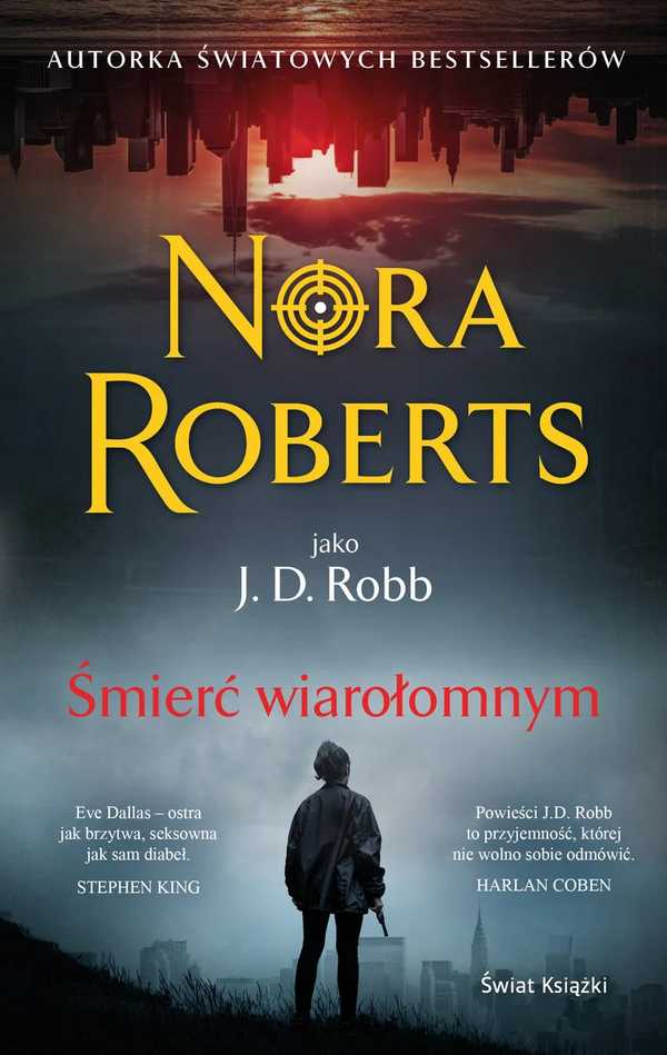 Okładka "Śmierć wiarołomnym" Nora Robersts