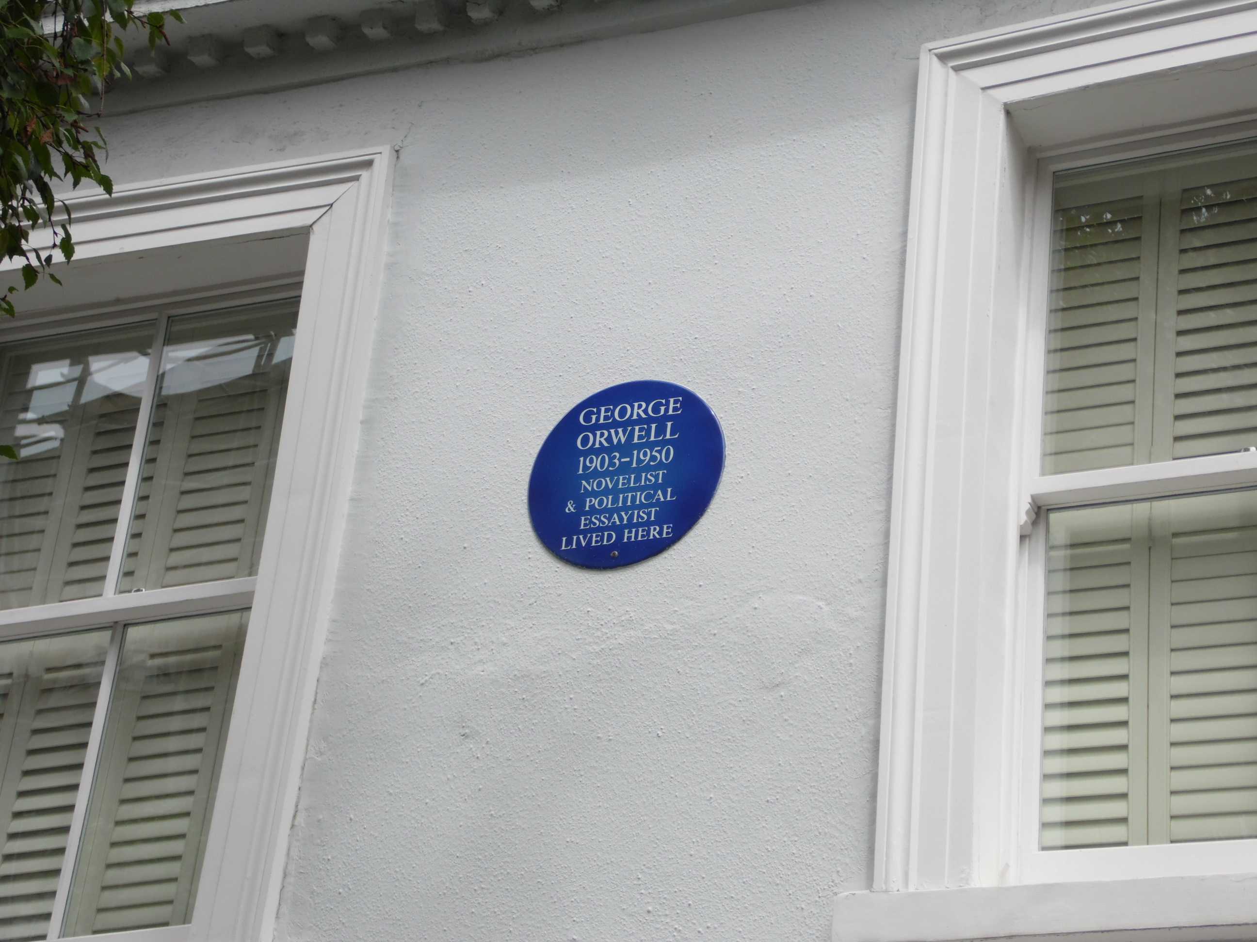 Notting Hill, dom, w którym mieszkał George Orwell.