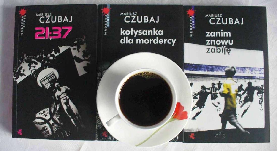 Trzy książki Czubaja, fot. Marta Matyszczak.