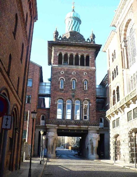 Brama do Muzeum Carlsberga w Kopenhadze/fot.Marta Matyszczak.
