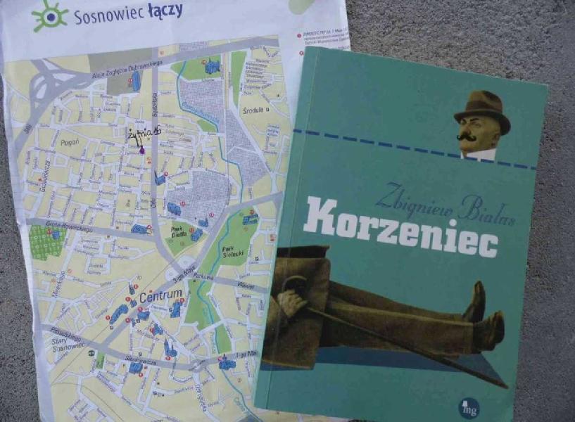 Zdjęcie mapki śladami Korzeńca