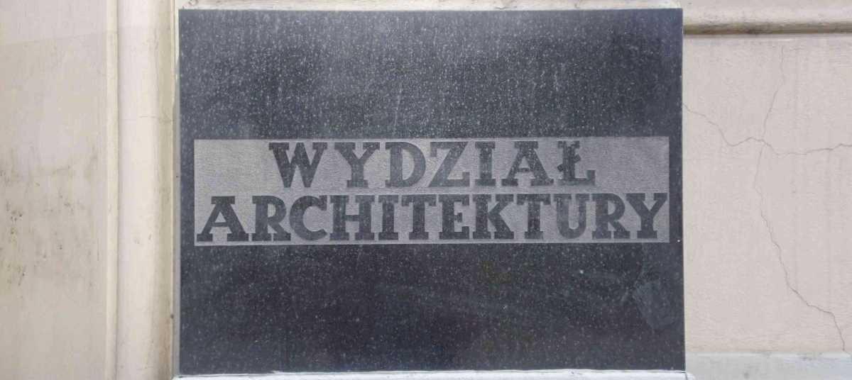 Wydział Architektury Politechniki Warszawskiej/fot.Marta Matyszczak.