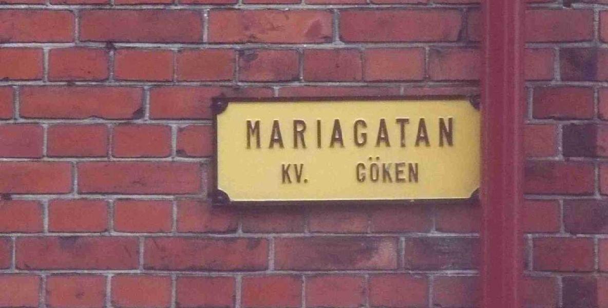 Ulica Mariagatan w Ystad/fot.Marta Matyszczak.