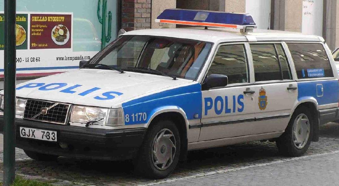 Policja w Malmo/fot.Marta Matyszczak.