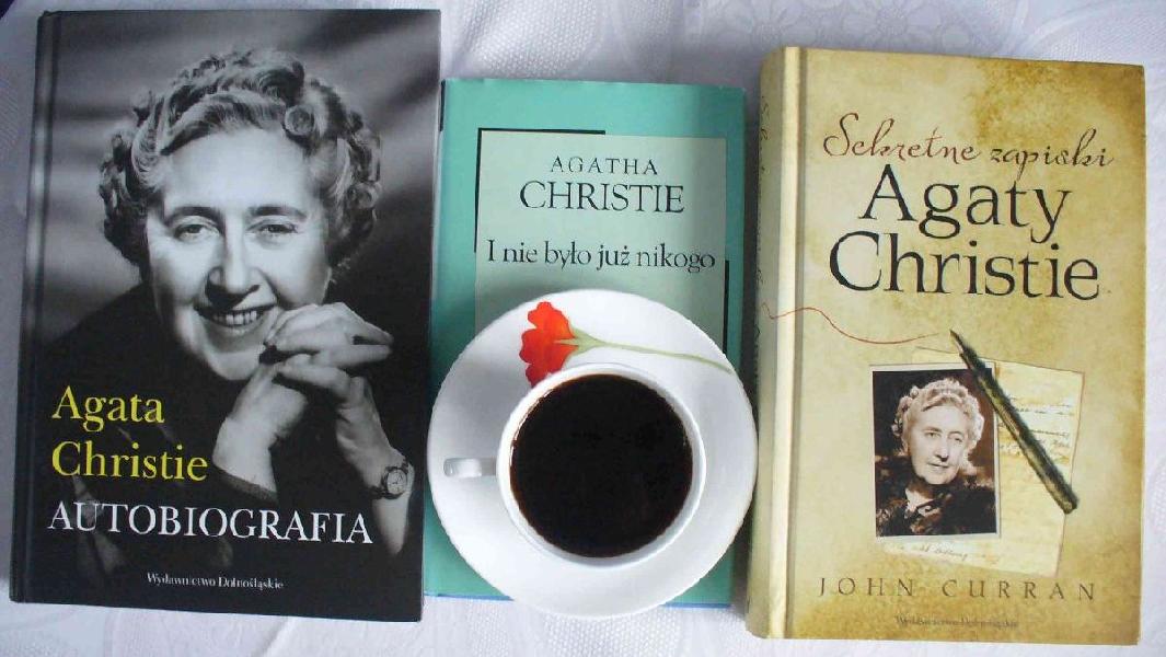 Trzy ksiązki - Agatha Christie, fot. Marta Matyszczak.