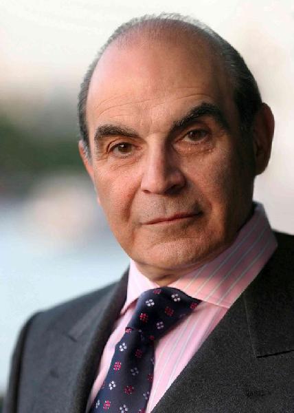 David Suchet jako Herkules Poirot/fot. Phil Chambers/żródło;Wikipedia