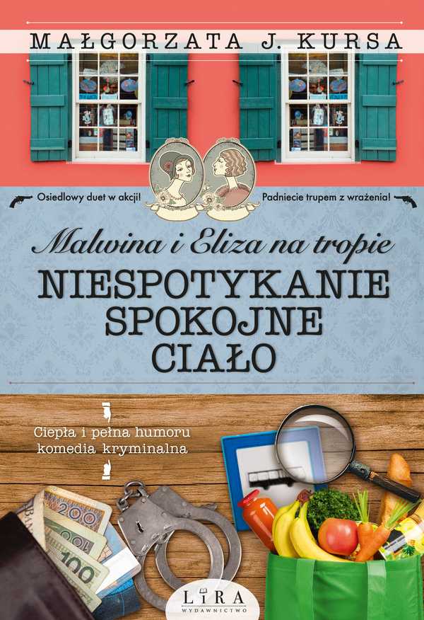 Okładka powieści "Niespotykanie spokojne ciało" Małgorzaty J. Kursy.