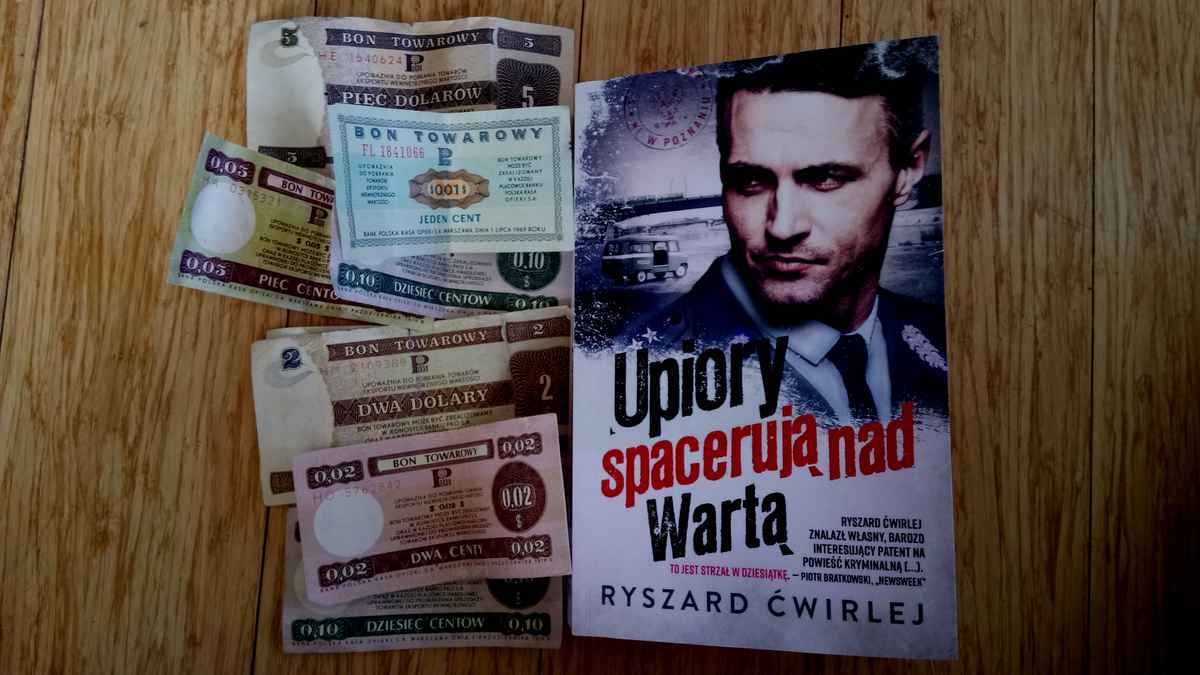 Zdjęcie okładki powieści "Upiory spacerują nad Wartą" Ryszarda Ćwirleja