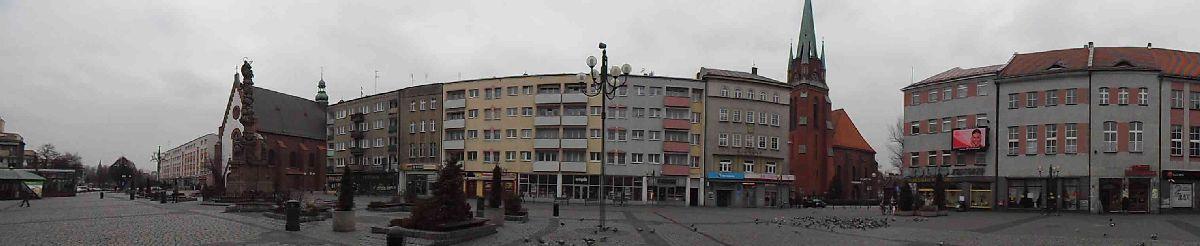 Rynek w Raciborzu/fot. Marta Matyszczak.