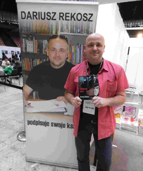 Dariusz Rekosz na Targach Książki w Katowicach' 2014.