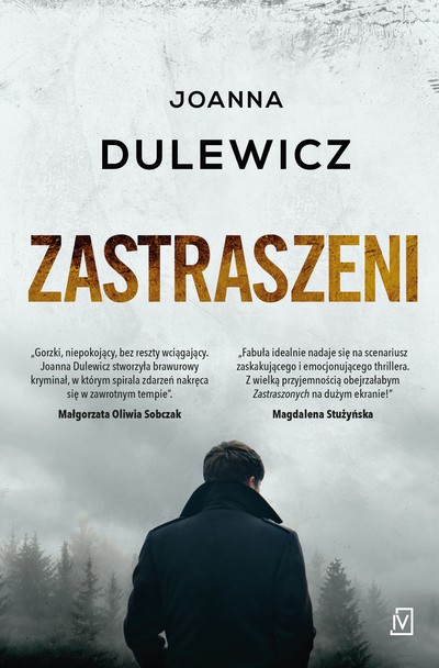 Okładka Zastraszonych Joanny Dulewicz.